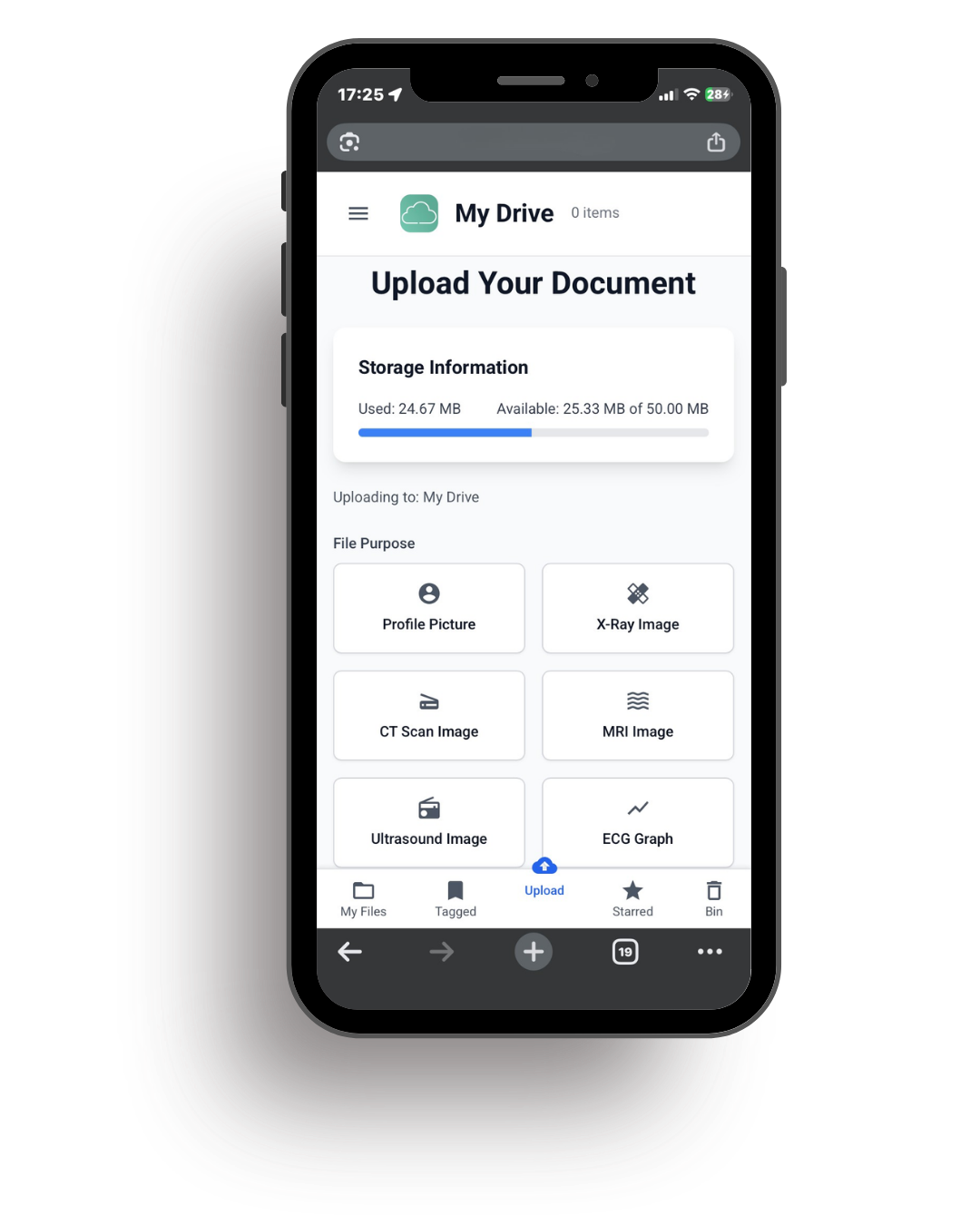 Meditag Drive Secure Storage